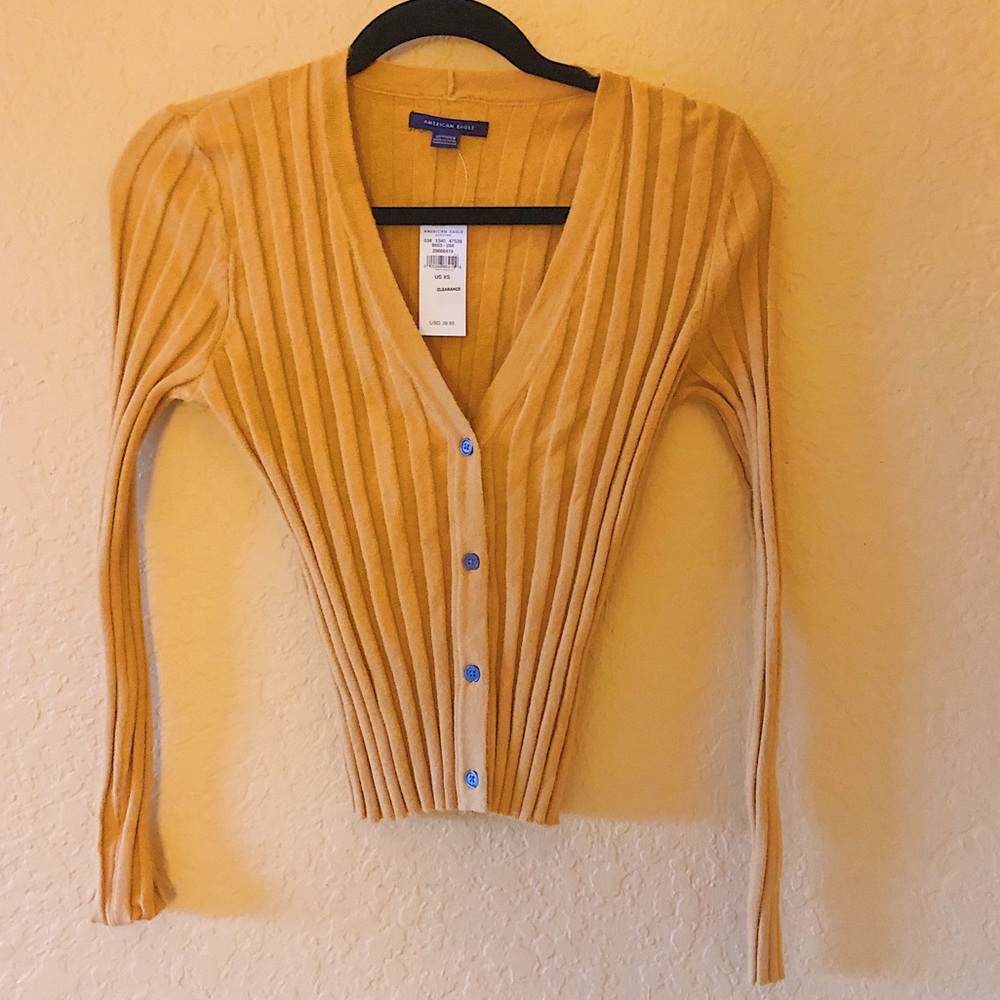 BRAND NEW American Eagle Ribbed Cardigan